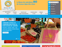 Tablet Screenshot of bio-provence.org